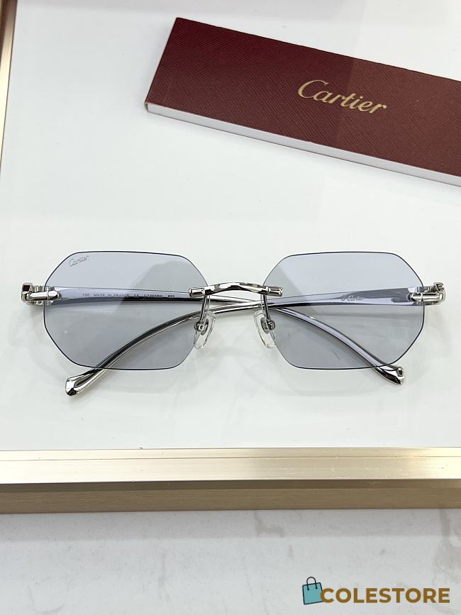 Colestore Cartier Rimless Sunglasses 55-18-130 - 1