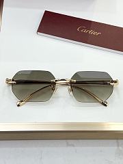 Colestore Cartier Rimless Sunglasses 55-18-130 - 6