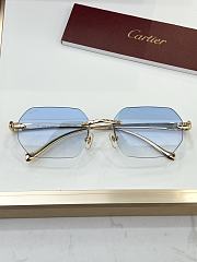 Colestore Cartier Rimless Sunglasses 55-18-130 - 2