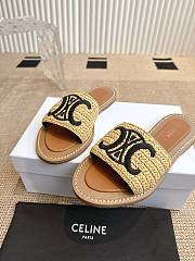 Colestore Celine Lympia Mule In Raffia  - 6