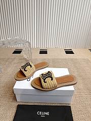 Colestore Celine Lympia Mule In Raffia  - 3