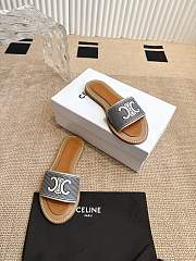 Colestore Celine Gray Triomphe Cloth Sandal  - 6