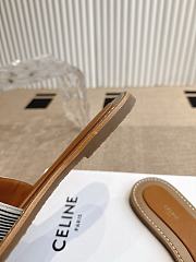 Colestore Celine Gray Triomphe Cloth Sandal  - 5