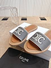 Colestore Celine Gray Triomphe Cloth Sandal  - 3