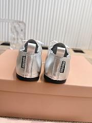 Colestore Miu Miu Ballet Flats In Silver - 6