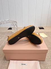 Colestore Miu Miu Ballet Flats In Caramel - 3