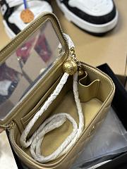 Colestore Chanel Classic Yellow Vanity Bag 16x8x10cm - 5