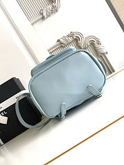 Colestore Chanel Duma Leather Backpack in Haze Blue 22x25x18cm - 6