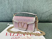 Colestore Valentino Small Locò Rhinestones 'Rose Quartz' 19x10.5x5cm - 4