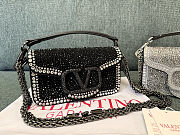 Colestore Valentino Small Locò Rhinestones 'Black' 19x10.5x5cm - 4