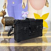 Colestore Louis Vuitton Petite Malle Lizard Black 20x6x12.5cm - 1