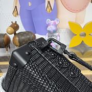Colestore Louis Vuitton Petite Malle Lizard Black 20x6x12.5cm - 3