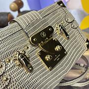 Colestore Louis Vuitton Petite Malle Lizard Gold 20x6x12.5cm - 2