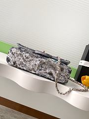 Colestore Chanel Classic 11.12 Handbag Silver & Multicolour 15.5 x 25.5 x 6.5cm - 2