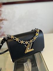 Colestore Louis Vuitton Twist Bloom MM Epi Black 23x17x9.5cm - 5