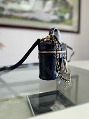 Colestore Louis Vuitton Vanity PM Coussin Navy Blue 11.5 x 6.5 x 19cm - 5