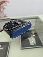 Colestore Louis Vuitton Vanity PM Coussin Navy Blue 11.5 x 6.5 x 19cm - 3