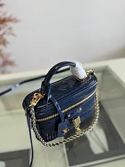 Colestore Louis Vuitton Vanity PM Coussin Navy Blue 11.5 x 6.5 x 19cm - 2