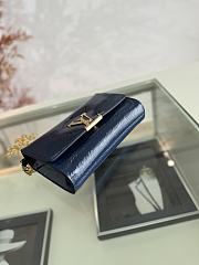 Colestore Louis Vuitton Pochette Louise Epi Navy Blue 22x16x4.5cm - 5