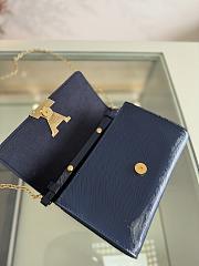 Colestore Louis Vuitton Pochette Louise Epi Navy Blue 22x16x4.5cm - 4
