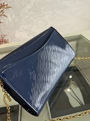 Colestore Louis Vuitton Pochette Louise Epi Navy Blue 22x16x4.5cm - 3
