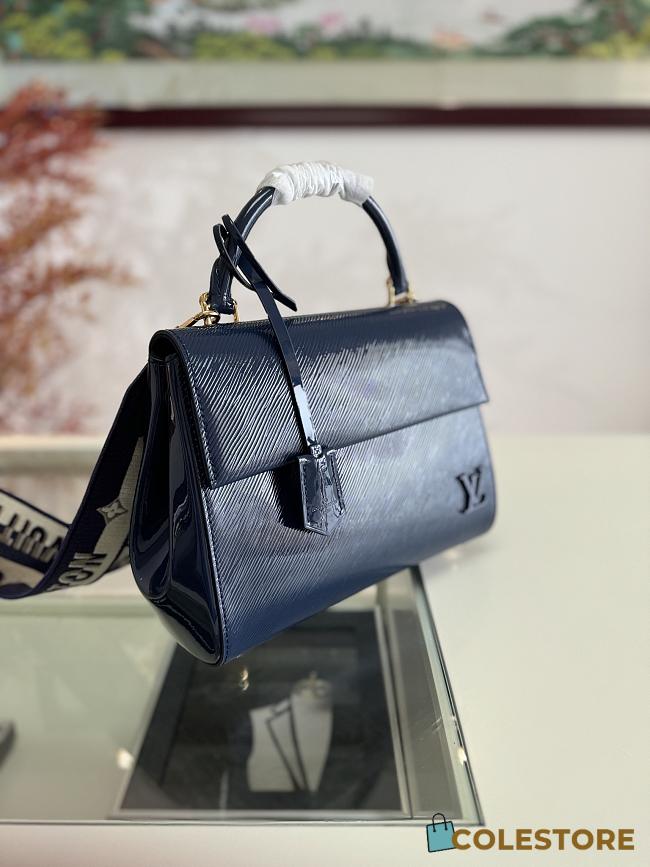 Colestore Louis Vuitton Cluny Mini Epi Navy Blue 28x20x10cm - 1