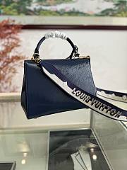Colestore Louis Vuitton Cluny Mini Epi Navy Blue 28x20x10cm - 5