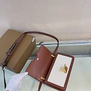 Colestore Burberry Two Tone Canvas Small 'Malt Brown' 20 x 5.5 x 12.5cm - 3