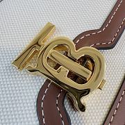 Colestore Burberry Two Tone Canvas Small 'Malt Brown' 20 x 5.5 x 12.5cm - 2