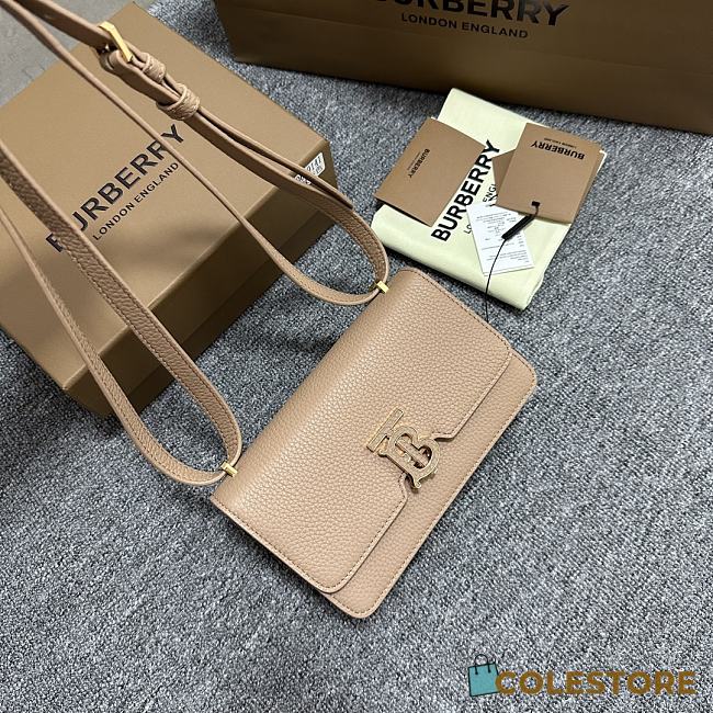 Colestore Burberry TB Mini Bag 'Oat Beige' 20 x 5.5 x 12.5cm - 1