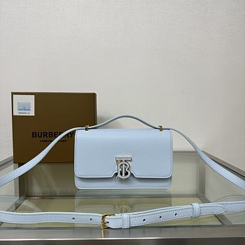 Colestore Burberry TB Mini Bag 'Light Blue' 20 x 5.5 x 12.5cm