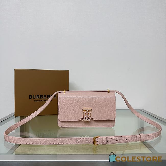 Colestore Burberry TB Mini Bag 'Light Pink' 20 x 5.5 x 12.5cm - 1