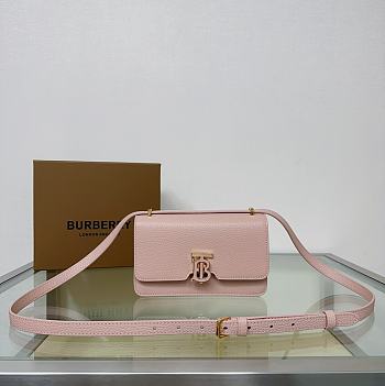 Colestore Burberry TB Mini Bag 'Light Pink' 20 x 5.5 x 12.5cm
