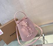 Colestore Burrbery Small TB Bucket Bag 'Dusky Pink' 16 x 26 x 26cm - 3