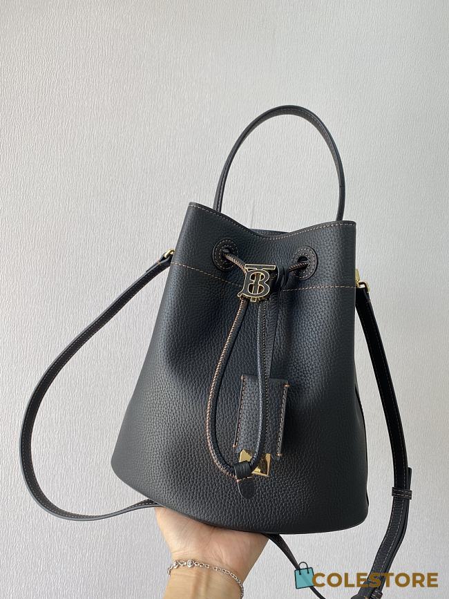 Colestore Burrbery Small TB Bucket Bag 'Black' 16 x 26 x 26cm - 1