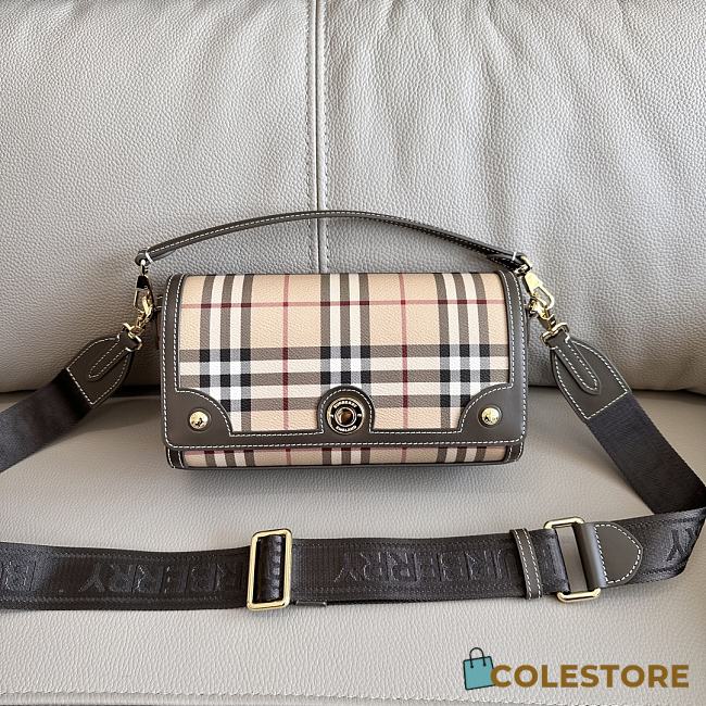 Colestore Burberry Top Handle Note Bag ‘Beige’ 24 x 8 x 14cm - 1