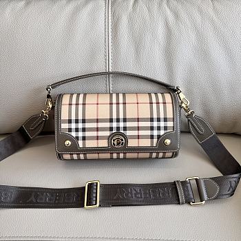 Colestore Burberry Top Handle Note Bag ‘Beige’ 24 x 8 x 14cm