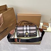 Colestore Burberry Top Handle Note Bag ‘Dark Brown Birch’ 24 x 8 x 14cm - 1