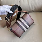 Colestore Burberry Top Handle Note Bag ‘Dark Brown Birch’ 24 x 8 x 14cm - 4