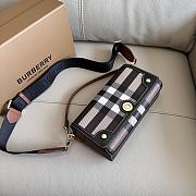 Colestore Burberry Top Handle Note Bag ‘Dark Brown Birch’ 24 x 8 x 14cm - 2
