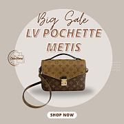 Colestore Louis Vuitton Pochette Métis Monogram Reverse Canvas 25 x 19 x 7 cm - 1