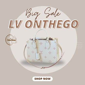 Colestore Louis Vuitton On The Go Pm Monogram Empreinte 25x20x12cm