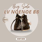 Colestore Louis Vuitton NoeNoe BB Bag Beige 26 x 24 cm - 1