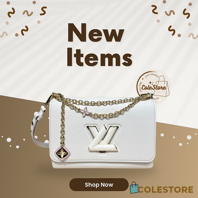 Colestore Louis Vuitton Twist MM Slim Quartz 23x8x16cm - 1