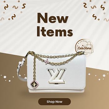 Colestore Louis Vuitton Twist MM Slim Quartz 23x8x16cm