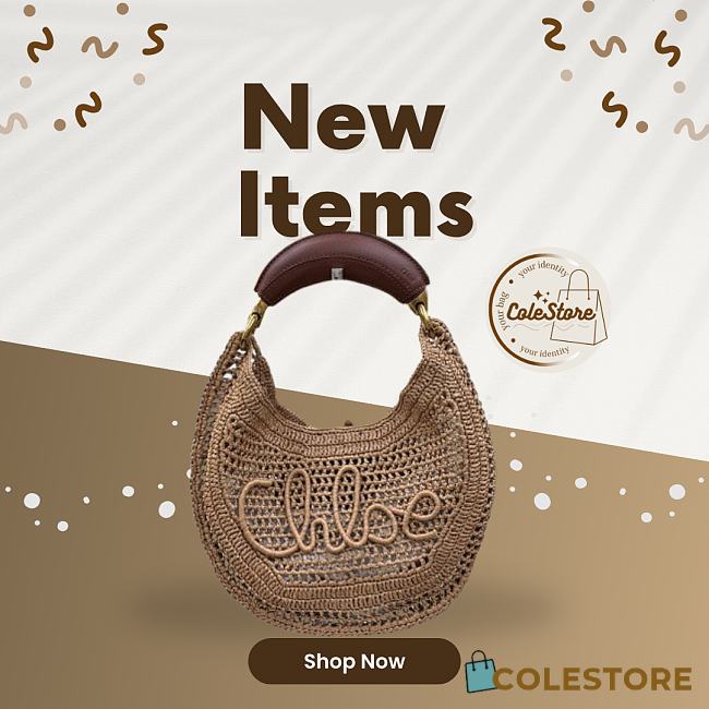 Colestore Chloé Summer Banana Hobo Bag 36x21.5x2cm - 1