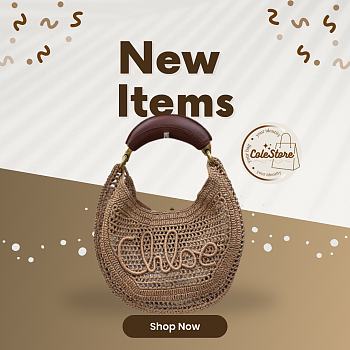 Colestore Chloé Summer Banana Hobo Bag 36x21.5x2cm