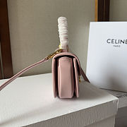 Colestore Celine Mini Besace Clea Calfskin Pink Leather 15.5x11.5x5CM - 3
