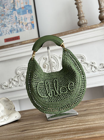 Colestore Chloé Summer Banana Hobo Green Bag 36x21.5x2cm