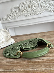 Colestore Chloé Summer Banana Hobo Green Bag 36x21.5x2cm - 5